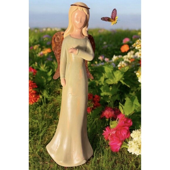 Gentle Souls butterfly collectible 14" copper wing Mind Springs "Elegance" Read - Picture 1 of 10